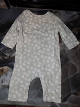 Aden + Anais Gray W/White Circles Romper Size 0/3 Months Infant&#39;s NWOT - £23.60 GBP