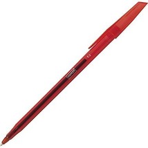 STAPLES Ballpoint Stick Pens, Fine Point, Red, Dozen (21337) (2 packs) - $9.99