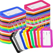 200 Pieces Luggage Tags for Suitcases Plastic Suitcases Tags Bulk Baggag... - £71.54 GBP