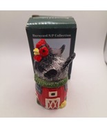 Barnyard Salt And Pepper Shakers Hen On Barn - $13.50