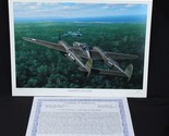 Stan Stokes Aviation Art Print Limited Ed Signed COA Yamamot&#39;s Last Flig... - $39.19