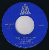 Mitch Ryder Sock It To Me Baby 45 rpm I Never Had It Better Canadian Press - £3.81 GBP