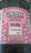 BUSSMAN LPN-RK-600, LOW PEAK DUAL ELEMENT, CURRENT LIMITING, CLASS RK-1 - $94.95