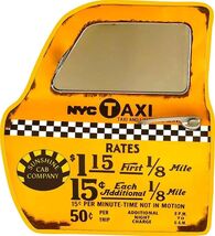 Sunshine Cab Taxi Door Laser Cut Metal Advertising Sign Only - $79.95