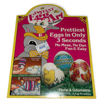 Vintage Instant Egg Art by Sun Hill, 12 Egg Wrappers Each NOS - £9.47 GBP