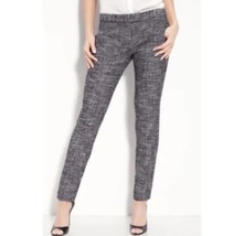 THEORY Frayne Black, White Multi Color Tweed Cropped Pants (Size 2) - £39.58 GBP