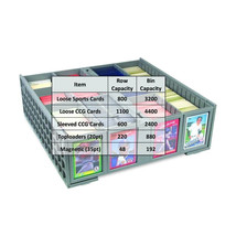 BCW Collectible Card Bin - 3200 Holds Toploaders, Magnetics, and Deck Boxes - £35.29 GBP