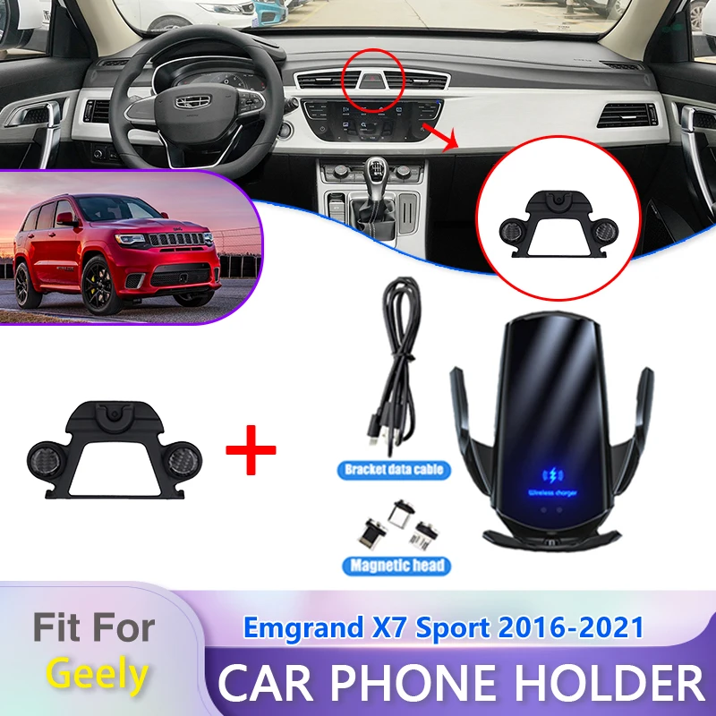 Holder for geely atlas emgrand x7 sport 2016 2021 telephone bracket support accessories thumb200