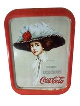 Vintage 1971-Coca Cola Metal Serving Tray w/1909 Hamilton King Coca Cola... - $47.49