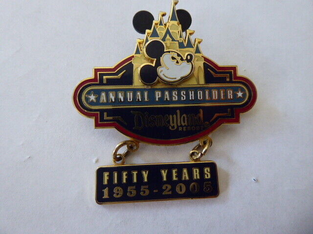 Disney Trading Pins 38504 DLR - Passholder Exclusive - Fifty Years - 1955-2005 - £7.56 GBP