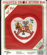 Set of 2 Beginner/Easy Cross Stitch Kits Christmas Geese / Rocking Hobby Horse - £5.32 GBP