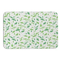 Mondxflaur Leaf Non Slip Bathroom Mat for Shower Quick Dry Diatom Mud Rugs - £15.12 GBP