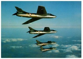 Royal AIr Force Hawker Hunter F MK 2 Military Postcard - £9.45 GBP
