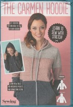 Simply Sewing Pattern Carmen Zip Front Hoodie Issue 63 US Size 6-28 Uncut - £15.50 GBP