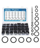 1566 Pcs O Ring Kit 24 Size Nitrile Rubber Assortment Set for Car Auto V... - €17,46 EUR