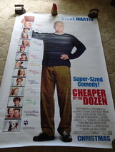Cheaper By The Dozen - Movie Banner With Steve Martin - £23.59 GBP