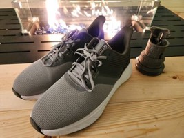FootJoy Men&#39;s Fj Flex Golf Shoe 9.0 XW, Grey/Charcoal - £58.66 GBP