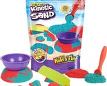 Kinetic Sand Mold n’ Flow, 1.5lbs Red and Teal Play Sand, 3 Tools Sensor... - $6.97+