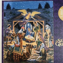 Holy Night Nativity Scene Christmas Religious Jigsaw Puzzle 1000 Piece 19x26 NEW - $12.95