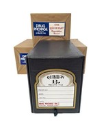 Vintage Quickway Drug RX Record File Box 1970&#39;s Steampunk Stage Prop O&#39;F... - $674.94 MXN