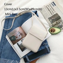 Women&#39;s Bags Ladies  Bag PU Leather Vintage Mini Crossbody Phone Bag Purse Korea - £149.36 GBP