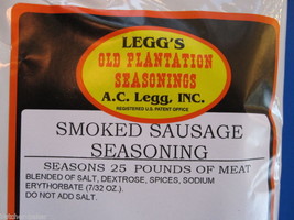 Traditional Smoked Links Sausage Seasoning for 25 LBs of meat from AC Legg - £7.64 GBP