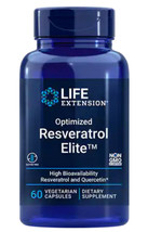 Optimized Resveratrol Elite Longevity Nutrient 60 Capsule Life Extension - £20.37 GBP