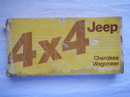 Jeep Cherokee Wagoneer 4X4 Operating Instructions Maintenance manual own... - $10.39