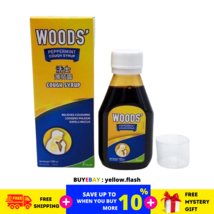 Le sirop contre la toux à la menthe poivrée de Woods 100 ml soulage la t... - $22.48