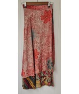 Upcycled Sari Wrap Skirt S448 - $24.69 CAD