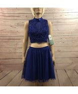 Love Reign Tulle Skirt Sequin Crop Top Special Occasion Size 5 Juniors Prom - $680.66 MXN