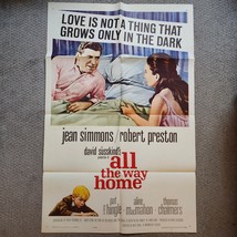 All The Way Home 1963 Original Vintage Movie Poster One Sheet NSS 63/304 - $34.64