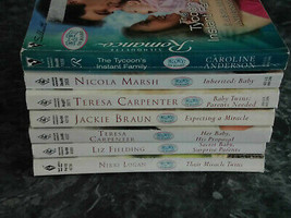 Harlequin Silhouette Baby on Board Series lot of 7 Assorted Authors Paperbacks - £6.59 GBP