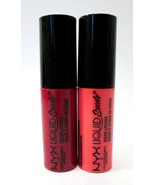 NYX Liquid Suede Cream Lipstick Mini Duo Kitten Heels &amp; Foiled Again UNS... - £3.95 GBP