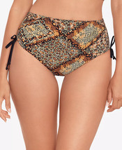 Skinny Dippers Bikini Swim Bottom Reversible Black &amp; Multi Size Small $62 - Nwt - £14.38 GBP