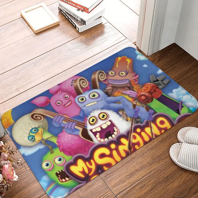 My Singing Monsters Characters Doormat Floor Door Mat Cartoon Anime Game Carpet  - $15.99