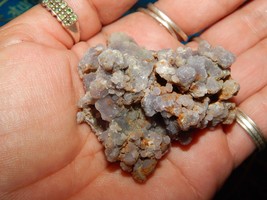 Genuine GRAPE CHALCEDONY - Genuine Grape Agate Crystal Cluster - Gemstones - £12.73 GBP
