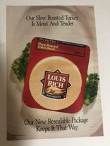 1992 Louis Rich Turkey Vintage Print Ad  pa31 - $7.91