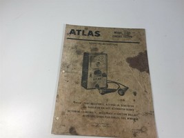 Atlas Model 9-101 Circuit Tester Operating Instructions 620-43053C - £23.59 GBP