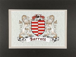 Blake Irish Coat of Arms Print - Frameable 9&quot; x 12&quot; - $19.55