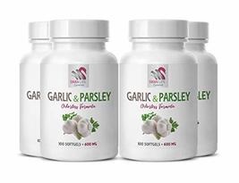 Garlic Pills Benefits high Blood Pressure - Garlic & Parsley ODORLESS Formula -  - $55.39