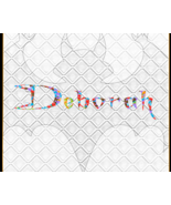 Candy Name Deborah-Digital Kit-Jewelry Tag-Clipart-Gift Tag-Holiday-Digi... - $37.50 MXN