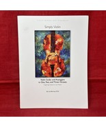 SIMPLY VIOLIN - Scales &amp; Arpeggios Fingering of Carl Flesch by Lisa Berm... - $49.45