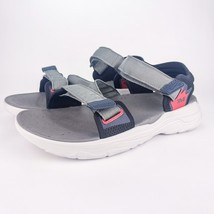 Teva Zymic 1124049 Sport Water Sandals Maxcomf Gray Red Shoes Mens 10 Hook Loop - £32.82 GBP