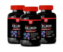verified hair growth support - COLLAGEN PEPTIDES - hair grow back 3 BOTTLE - £31.35 GBP