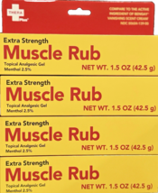 ( Lot 6 ) Muscle Rub Extra Strength Backache Menthol 2.5% Fast Penetrati... - $29.58