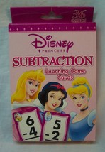 Walt Disney Princess SUBTRACTION LEARNING CARD GAME Flash Cards NEW - $9.90