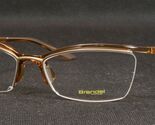 Brendel 905109 60 Transparent Brown / Blass Gold Unique Selten Brille 50... - $82.66