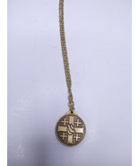 Dove Cross Confirmed with The Gift of Holy Spirit TSG Medal 24&quot; Gold Ton... - $278.61 MXN