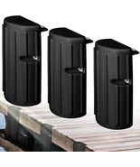 2 Pack Boat Dock Bumper Fender Black Marine Edge Guard Vertical Protecti... - $62.55